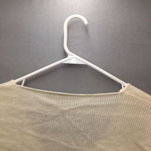 Fionini International Plus Long Sleeve Cream Knit Cardigan Size 22/24 Womens - Picture 10 of 12